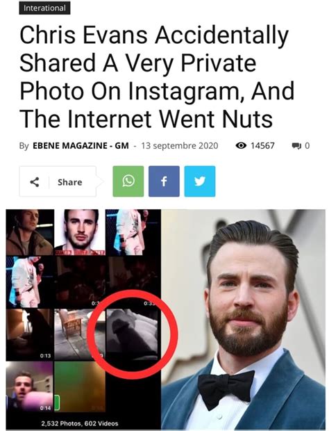 chris evans leaked nudes|Chris Evans finally responded to the furor around his leaked nude。